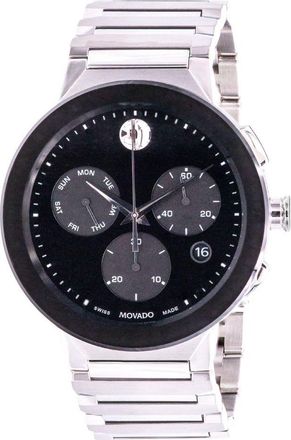Movado Mens Classic Black Dial Watch