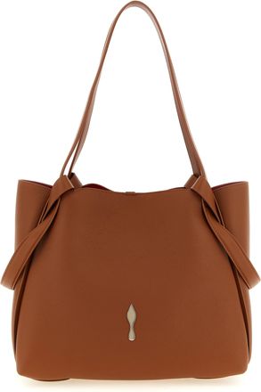 Christian Louboutin Brown Calfskin Tote Womens Bag