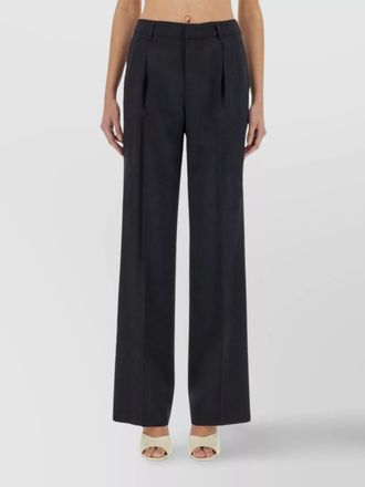 Pantaloni Torino virgin wool wide-leg trousers