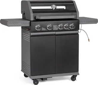 BIZZOTTO Barbecue A Gas Bizzotto Aleandro 5 Bruciatori Con Piastra E Fornello Laterale