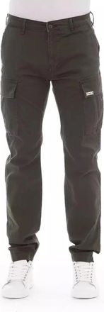Baldinini Army Cotton Cargo Mens Pants