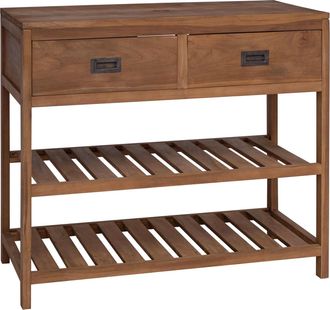 vidaXL Mueble De Cuarto De Ba&ntilde;o Natural 90 X 45 X 75 Cm Vidaxl