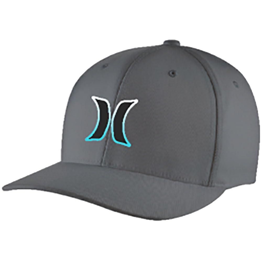 Hurley Herren Cap 'Camp Out' – 5-Panel, Flaches Visier, Verstellbar, Mit Siebdruck-Details