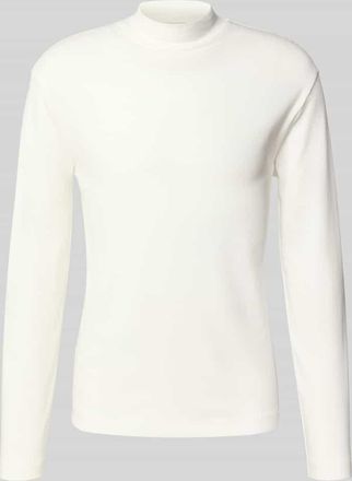 Drykorn Drykorn Longsleeve mit Stehkragen Modell MORITZO in Weiss, Gr&ouml;&szlig;e XL