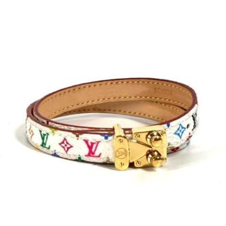 Louis Vuitton Pre-owned Canvas belts - female - Louis Vuitton Vintage - Vintage Belts - White - ONE SIZE - Pre-owned
