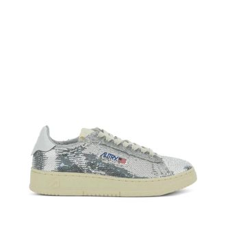 Autry Dallas Low Sneakers - Dames - Sneakers - Grijs - 37 EU - Katoen - Schoenen