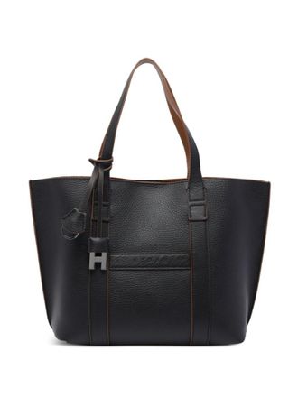 Hogan Brown Script Small Tote