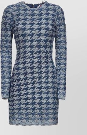 Diesel denim slim-fit knee-length dress
