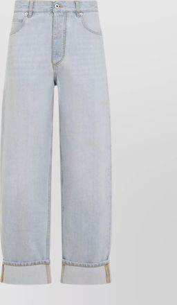 Bottega Veneta cotton jeans mid waist trousers