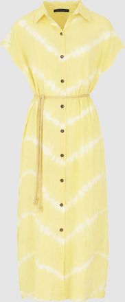 Maison Saint Julien Robe Santorini Tie-Dye Citron