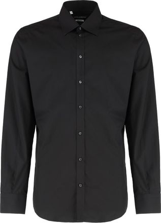 Dolce & Gabbana Black Slim Solid Shirt