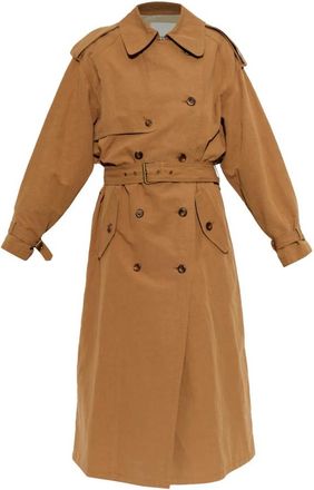 Isabel Marant Violette Trenchcoat - Dames - Trenchcoats - Bruin - S - Katoen - Jassen