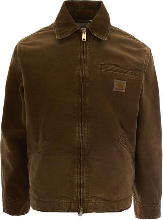 Carhartt Work in Progress Brown Shirt Collar Jackets