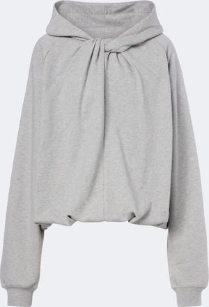 Dries Van Noten Felpa con cappuccio in jersey di cotone