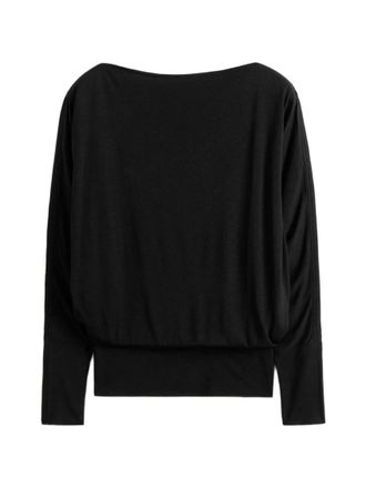 Toteme Black Boat Neck Sweater