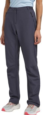 Jack Wolfskin Funktionshose JACK WOLFSKIN GEIGELSTEIN PANTS W, Damen, Gr. 40, Normalgr&ouml;ssen, grau (graphite), Oberstoff: 91% POLYESTER, 9% Elastan, Hosen Funktionsh