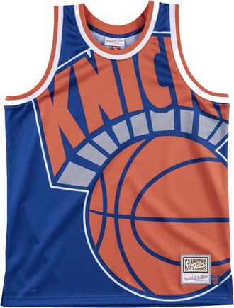 Mitchell & Ness Canotta NBA New York Knicks Big Face - Nero