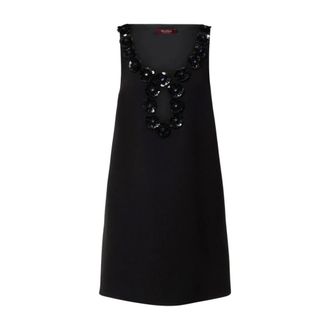 Max Mara Dames, Jurken, Zwart, Maat: S