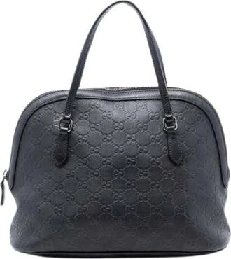 Gucci Pre-owned Handbags, female, Black, Size: ONE SIZE Pre-owned Leather gucci-bags
