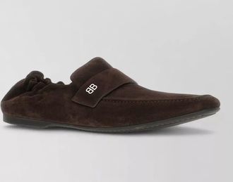 Balenciaga palermo suede loafers round toe rubber sole