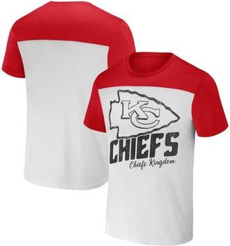 NFL Mens NFL x Darius Rucker Collection by Fanatics Cream Kansas City Chiefs Colorblocked T-Shirt at Nordstrom, Size Large