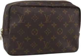 Louis Vuitton Pre-owned Vintage Canvas Tas - Dames - Vintage Tassen - Bruin - ONE Size - Vintage