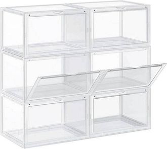 Songmics Schuhschrank »6-er Set Transparent«
