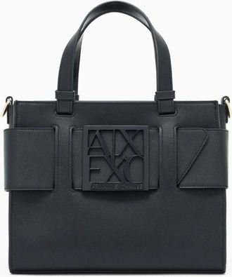 A|X Armani Exchange Shopping Bag - - Bags - Donna - Nero - ONE SIZE