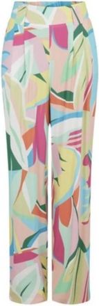 Nafnaf Wide Broeken - Dames - Straight fit broeken - Veelkleurig - L - Broeken