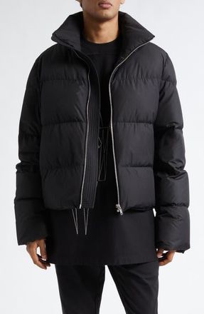 Moncler x Rick Owens Cyclopic Down Puffer Jacket in Black at Nordstrom, Size 3