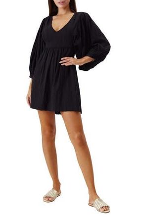 Melissa Odabash Camilla Cover-Up Dress in Black at Nordstrom Rack, Size X-Large