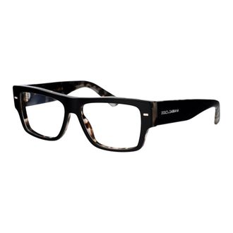 Dolce & Gabbana Squared Optical Frame - unisex - Dolce & Gabbana - Glasses - Black - 53 MM - Accessories