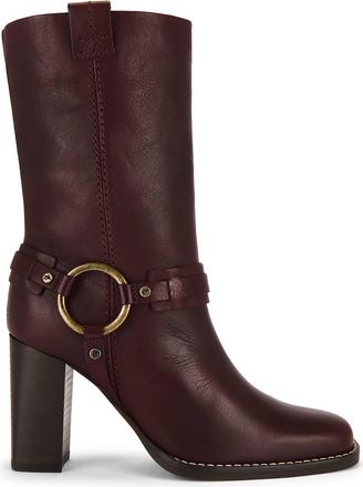 Free People Womens Hayden Harness Boots In Wine