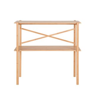 Moloo Mesa consola de bamb&uacute; natural 83 cm