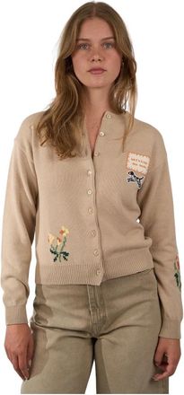 Max Mara Truien - Dames - Vesten - Beige - M - Katoen - Truien & Vesten