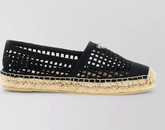 Prada crochet espadrilles