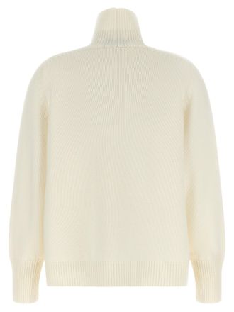 Fabiana Filippi Virgin Wool Turtleneck Sweater - Cream