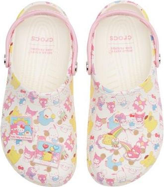 Crocs Gender Inclusive Hello Kitty & Friends Classic Clog in Pink Multi at Nordstrom, Size 10 Womens