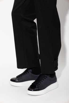 Alexander McQueen Oversized Sports Shoes, Mens, Black