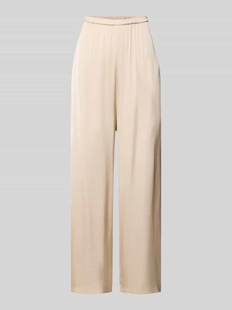 Comma Wide Fit Hose mit elastischem Bund in Sand, Gr&ouml;&szlig;e 34/32