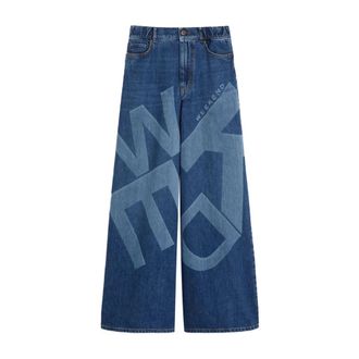 Max Mara Wide Jeans, female, Blue, Size: XS Wkdvortice Wide Jeans