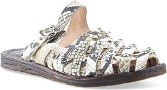 A.S.98 Ryatt Slide Sandal in Snake at Nordstrom, Size 10.5-11Us