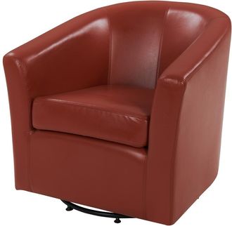 New Pacific Direct Hayden Swivel Bonded Leather Chair
