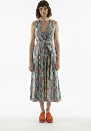 Ace & Jig Callie Sleeveless Belted V-neck Dress in Trivia at Nordstrom, Size Xx-Small