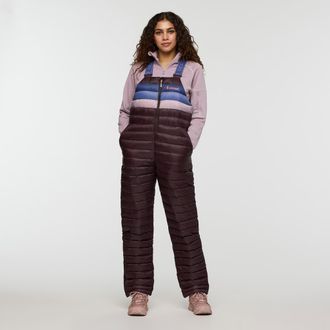 Cotopaxi Fuego Down Overall - Womens in Coffee Stripes at Nordstrom, Size X-Large