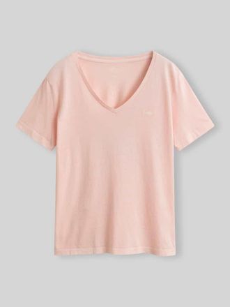 GANT Regular Fit T-Shirt aus Baumwoll-Mix in Rosa, Gr&ouml;&szlig;e XXL