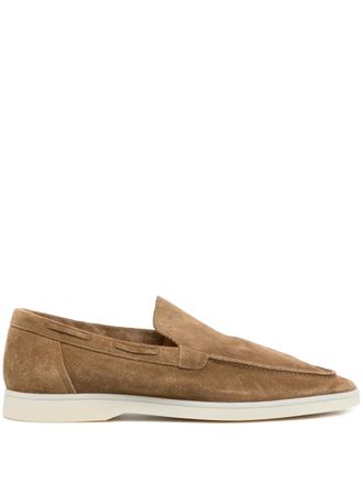 Aur&eacute;lien Yacht suede loafers - Brown