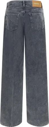 Haikure Womens Bethany Velvet Pier Pants Grey Cotton Jean