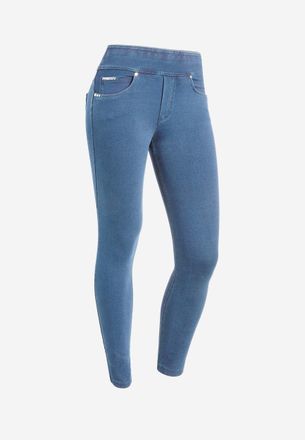 Freddy Jeggings FREDDY Leggings NOWY1MC002ORG, Damen, Gr. XS, EURO, blau (light blau jeans, light blau seams), Obermaterial: 84% Baumwolle CO. 16% Elasthan E