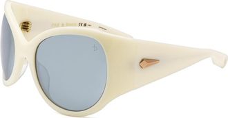Rag & Bone RNB6004/S 0SZJ T4 Ivory/Silver Mirror